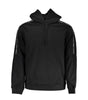 Calvin Klein Sleek Fleece Hooded Sweatshirt in Black