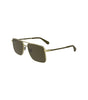 Lunettes de soleil Calvin Klein en métal doré pour homme