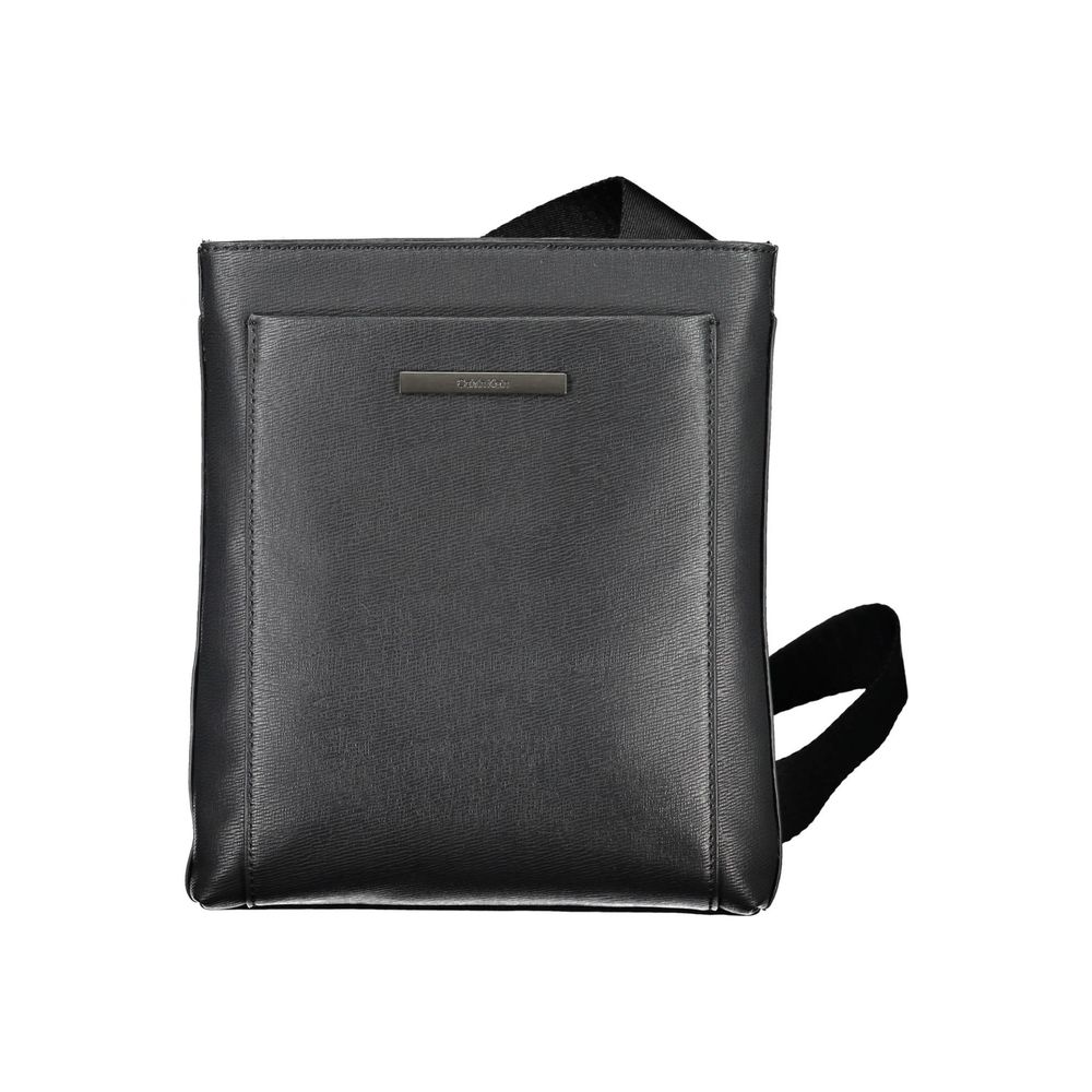 Sac à bandoulière noir éco-responsable avec logo Calvin Klein
