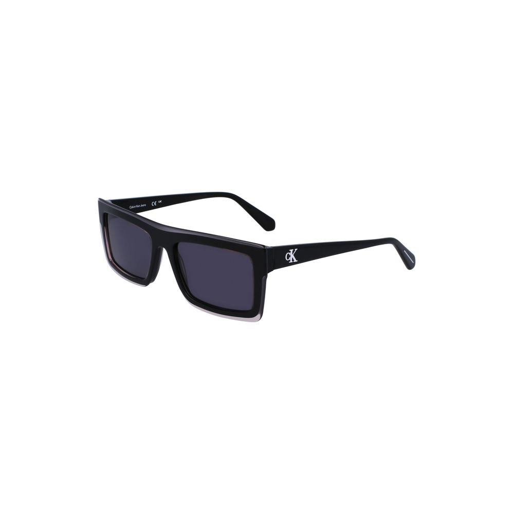 Calvin Klein Black Plastic Men Sunglasses