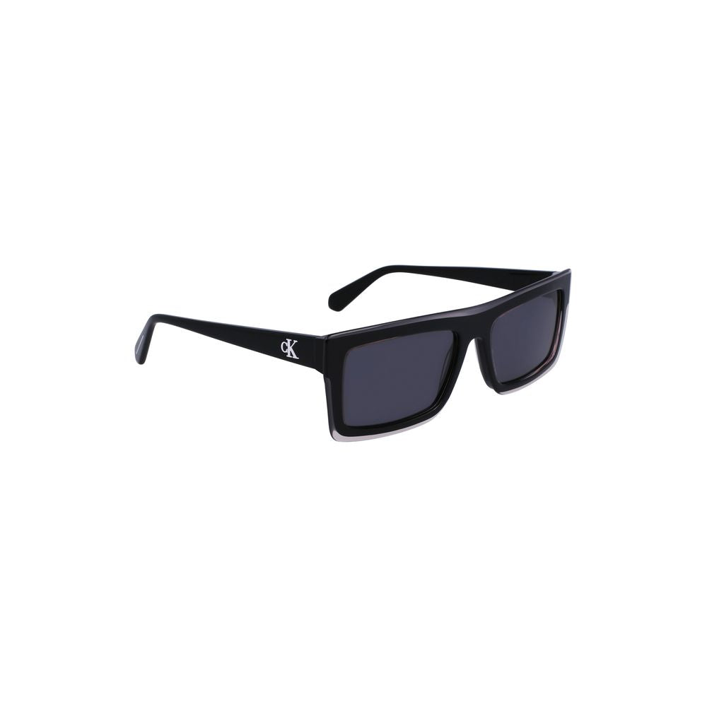 Calvin Klein Black Plastic Men Sunglasses