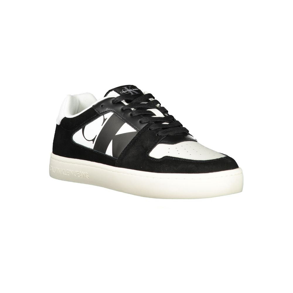 Baskets Calvin Klein en cuir blanc pour homme