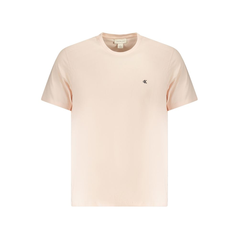 T-shirt homme en coton rose Calvin Klein