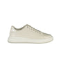 Calvin Klein Beige Leather Women Sneaker