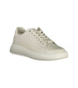 Calvin Klein Beige Leather Women Sneaker