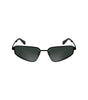 Lunettes de soleil Calvin Klein noires en métal pour femme