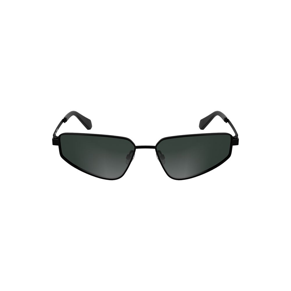 Lunettes de soleil Calvin Klein noires en métal pour femme