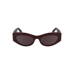 Lunettes de soleil Calvin Klein en acétate rouge pour femme