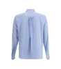 Valentino Striped plastron and ruffle Shirt