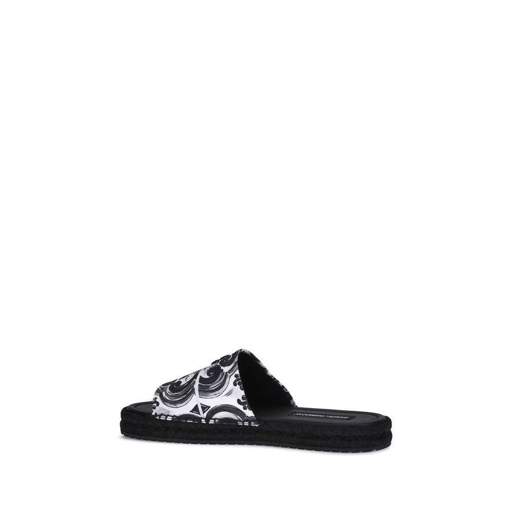 Dolce &amp; Gabbana Cotton Sandals