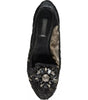 Ballerines plates en dentelle noire et cristaux Dolce & Gabbana