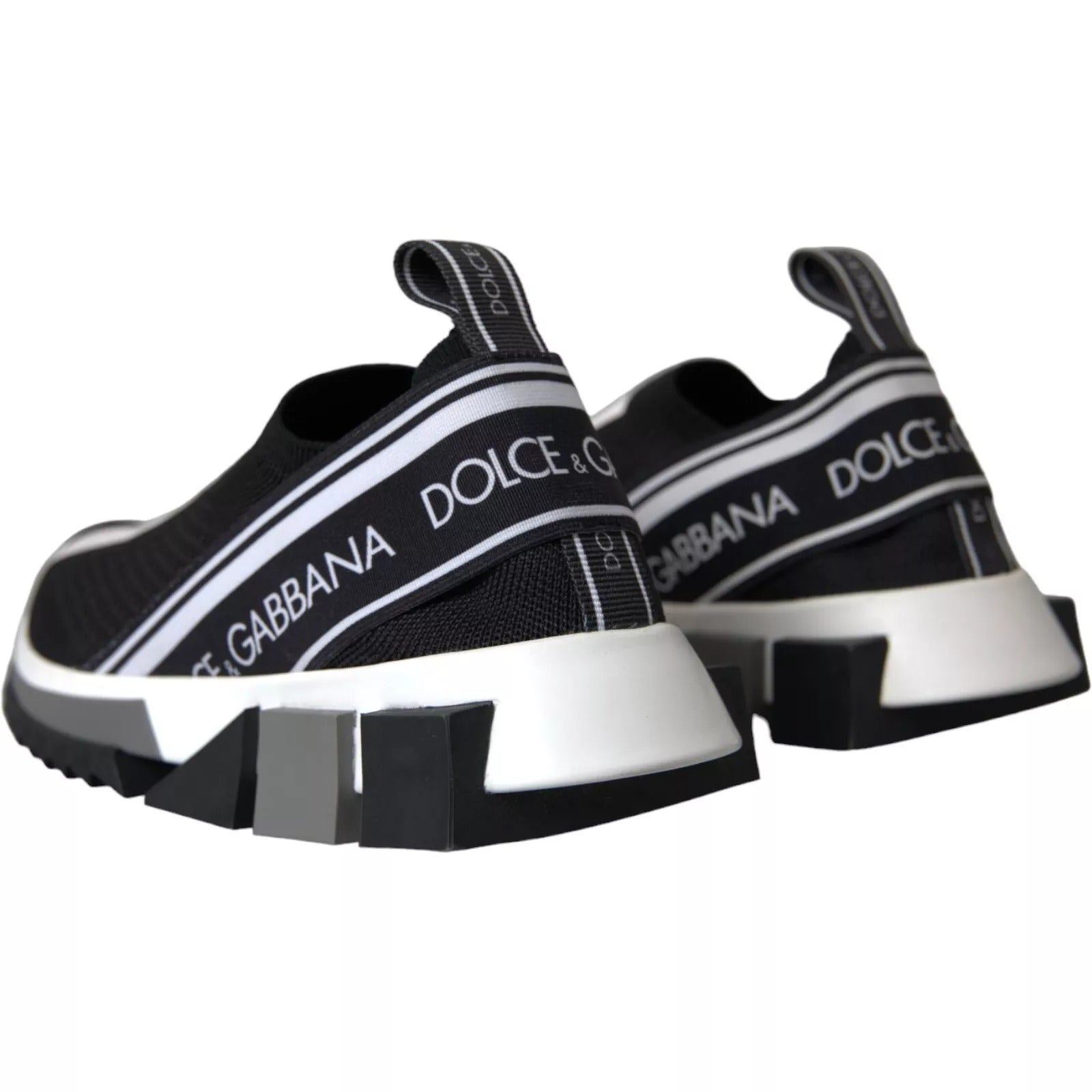 Baskets Sorrento noires et blanches Dolce &amp; Gabbana