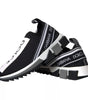 Dolce & Gabbana Black White Slip On Sorrento Sneakers Shoes