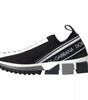 Dolce & Gabbana Black White Slip On Sorrento Sneakers Shoes