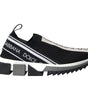 Dolce & Gabbana Black White Slip On Sorrento Sneakers Shoes