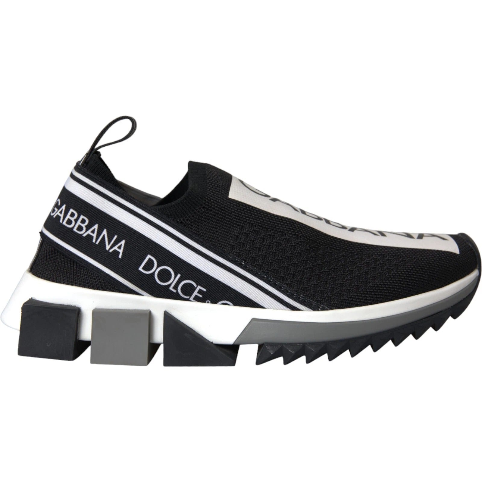 Baskets Sorrento noires et blanches Dolce &amp; Gabbana