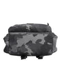 Dolce & Gabbana Gray Cotton Camouflage Logo Plaque Backpack Bag