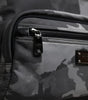 Dolce & Gabbana Gray Cotton Camouflage Logo Plaque Backpack Bag