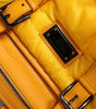 Dolce & Gabbana Yellow Orange Nylon Logo Plaque Hand Shoulder Tote Bag