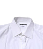 Dolce & Gabbana White Cotton GOLD Long Sleeves Formal Shirt