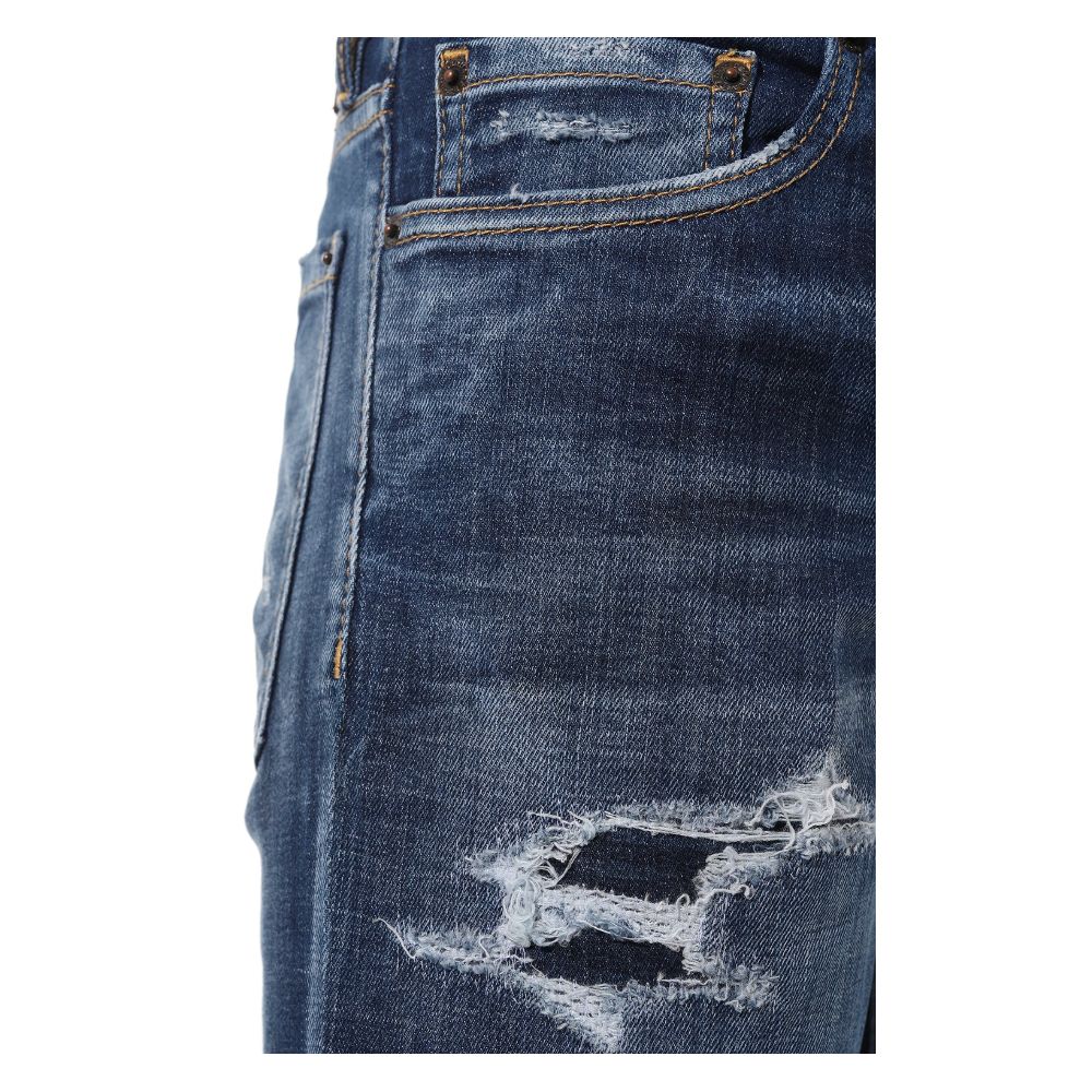 Dsquared² Blue Cotton Jeans & Pant