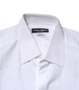 Dolce & Gabbana White Cotton GOLD Long Sleeves Formal Shirt