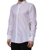 Dolce & Gabbana White Cotton MARTINI Long Sleeve Formal Shirt