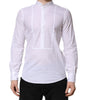 Dolce & Gabbana White Cotton Slim Long Sleeves Formal Shirt