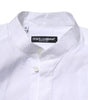 Dolce & Gabbana White Cotton Slim Long Sleeves Formal Shirt
