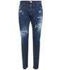 Dsquared² Blue Cotton Jeans & Pant