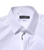 Dolce & Gabbana White GOLD Long Sleeves Dress Formal Shirt
