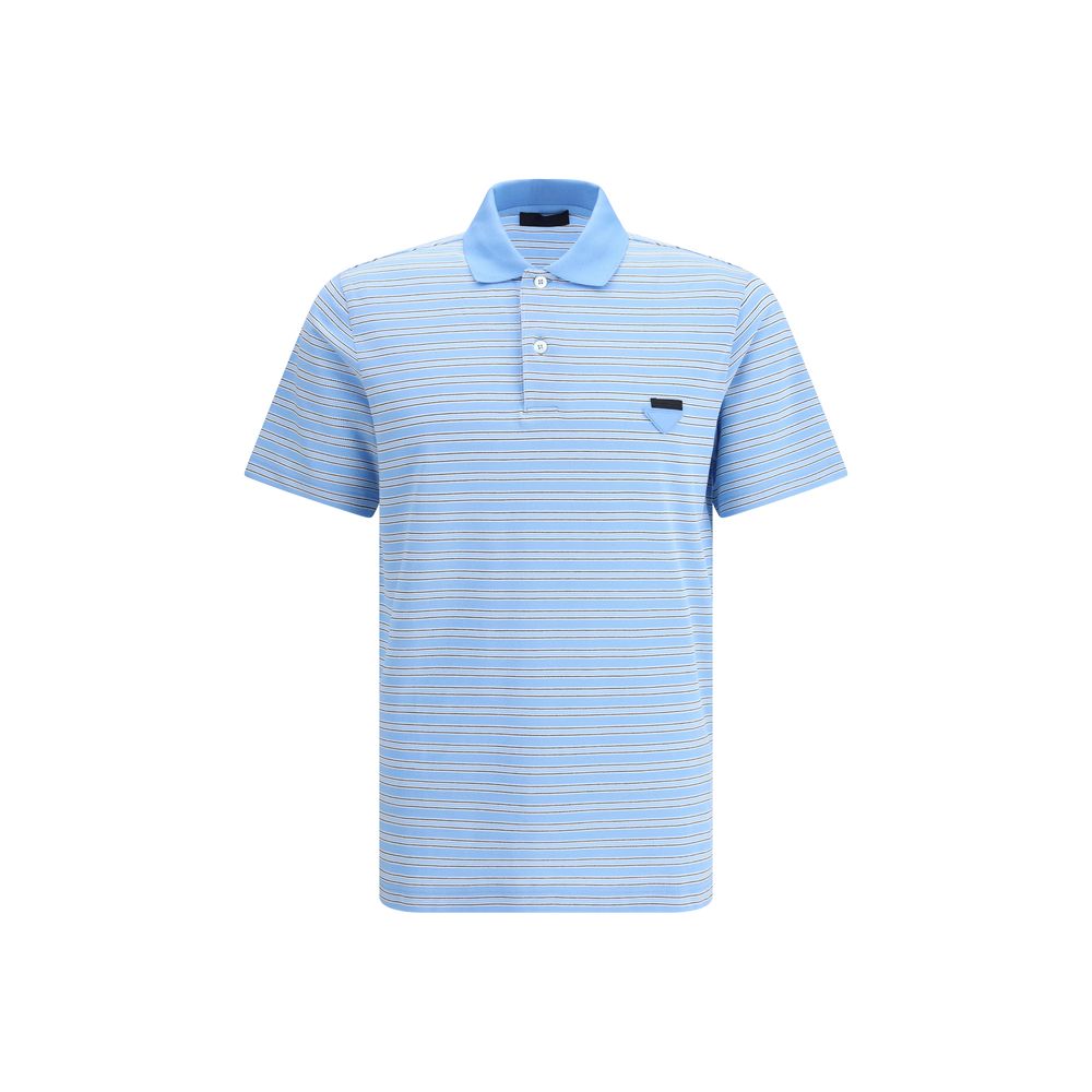 Pull polo rayé Prada