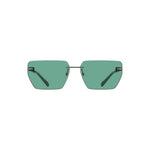 Lunettes de soleil Calvin Klein Green Metal pour homme