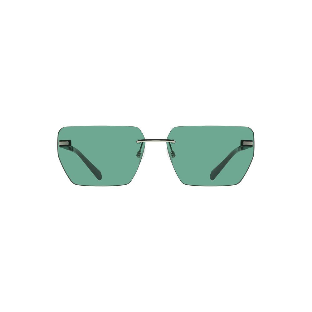 Lunettes de soleil Calvin Klein Green Metal pour homme