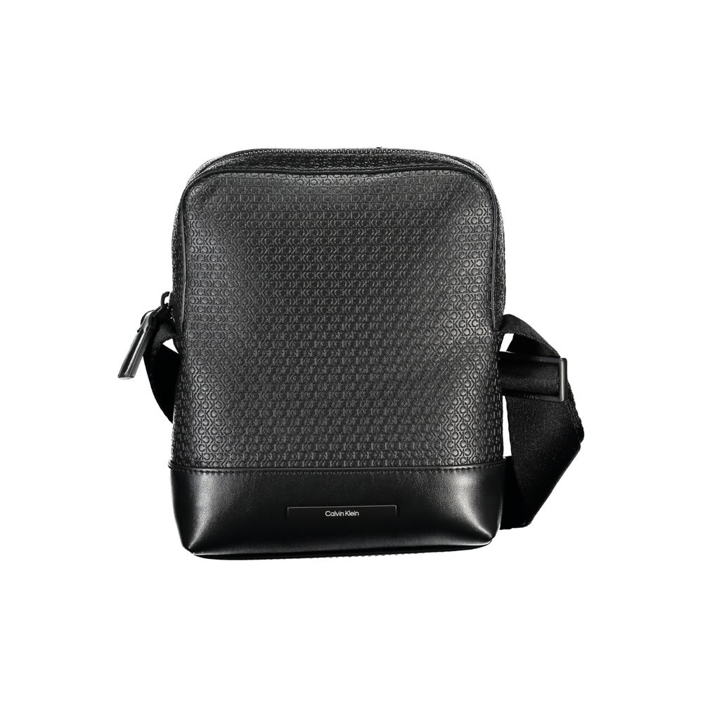 Sac à bandoulière noir élégant Calvin Klein avec détails contrastés