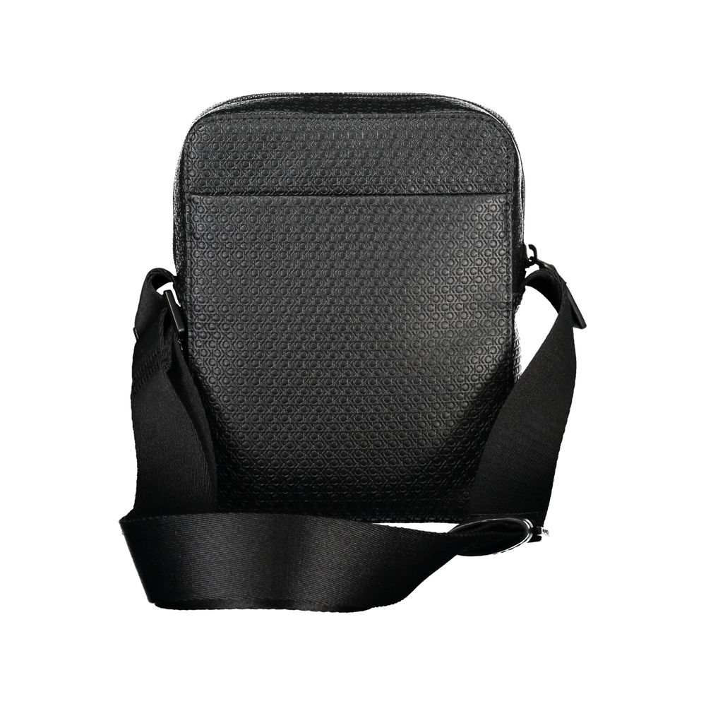 Sac à bandoulière noir élégant Calvin Klein avec détails contrastés