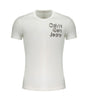 T-shirt en coton blanc Calvin Klein