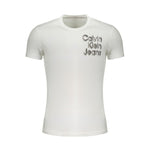 T-shirt en coton blanc Calvin Klein