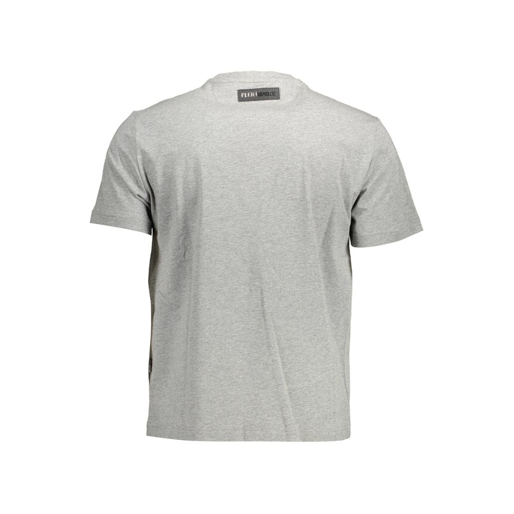 T-shirt Plein Sport en coton gris pour homme