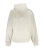Calvin Klein Chic White Fleece Hooded Sweatshirt