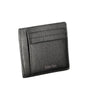 Portefeuille en cuir noir Calvin Klein