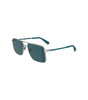 Lunettes de soleil Calvin Klein grises en métal pour homme