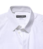 Dolce & Gabbana White GOLD Cotton Dress Formal Shirt