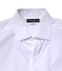 Dolce & Gabbana White GOLD Cotton Long Sleeves Formal Shirt