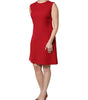 Dolce & Gabbana Red Wool Sleeveless KneeLength A-line Dress