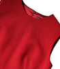 Dolce & Gabbana Red Wool Sleeveless KneeLength A-line Dress