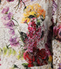 Dolce & Gabbana Multicolor Floral Long Sleeve A-line Dress