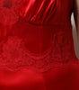 Dolce & Gabbana Red Silk Sleeveless Maxi Long Dress
