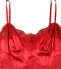 Dolce & Gabbana Red Silk Sleeveless Maxi Long Dress