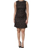 Dolce & Gabbana Multicolor Sleeveless Mini Tweed A-line Dress
